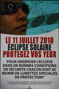 Tahiti 2010 eclipse poster