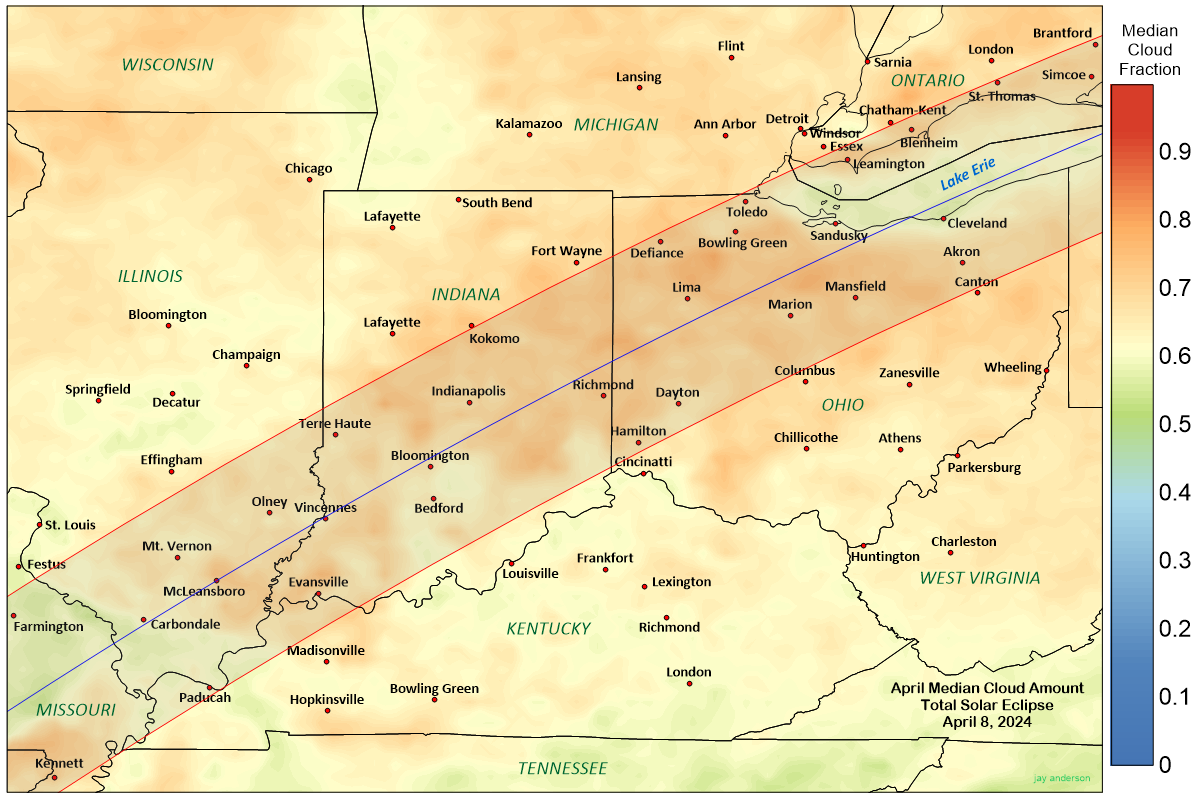 2024 Eclipse Map Illinois Trude Gertrude